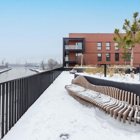 Sienna Grobla Apartment With View Of The Motlawa Terrace & Sauna, Gym By Noclegi Renters Gdaňsk Exteriér fotografie