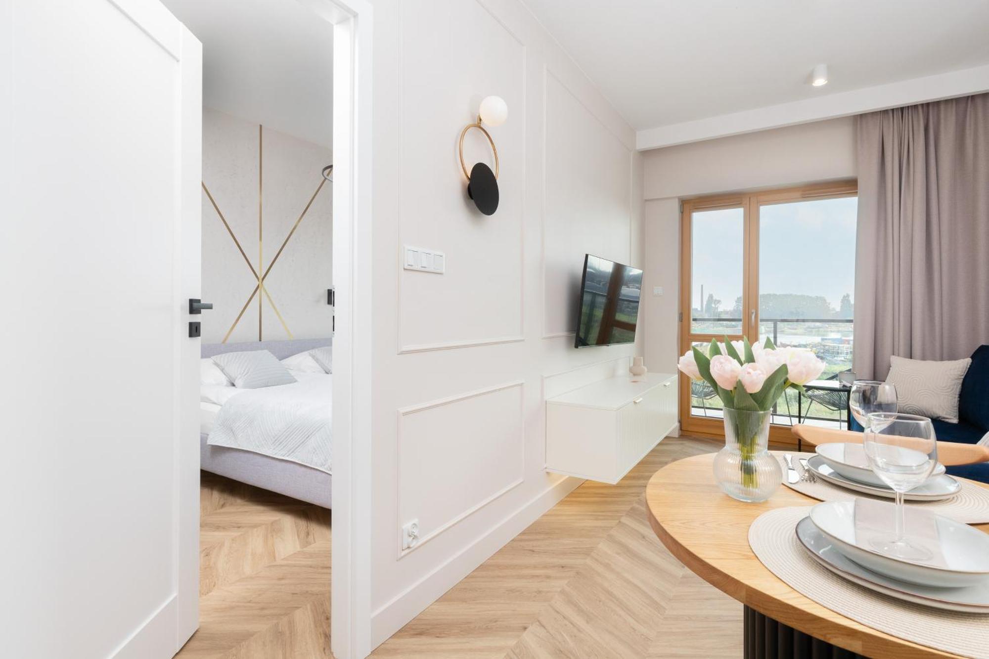 Sienna Grobla Apartment With View Of The Motlawa Terrace & Sauna, Gym By Noclegi Renters Gdaňsk Exteriér fotografie