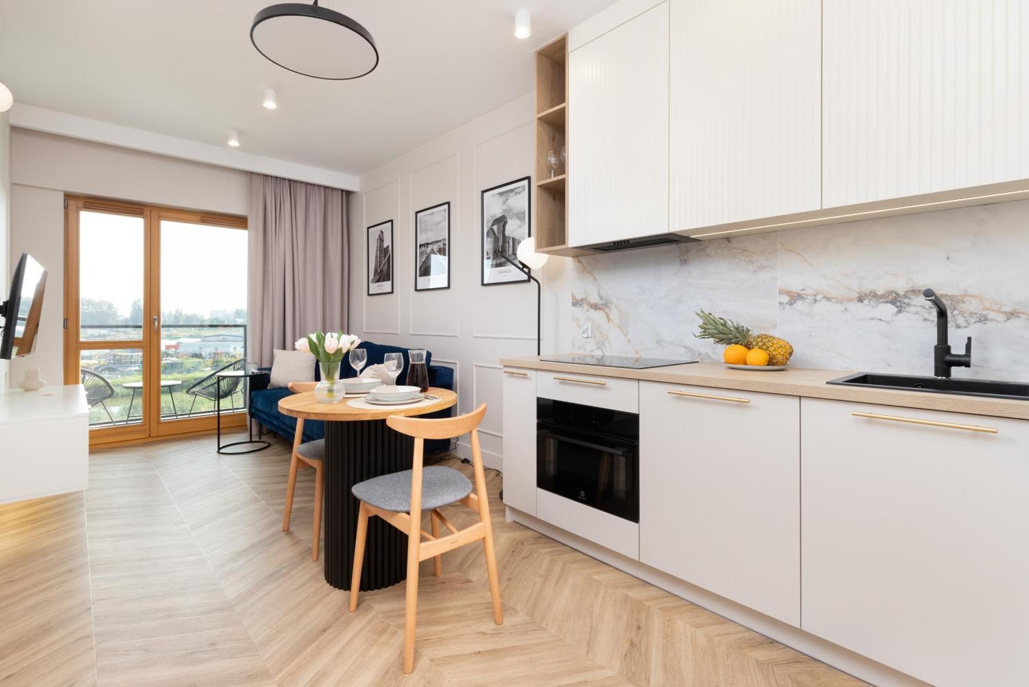 Sienna Grobla Apartment With View Of The Motlawa Terrace & Sauna, Gym By Noclegi Renters Gdaňsk Exteriér fotografie